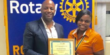 Dr. Randall Friday Presents at Rotary Sunset