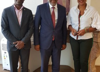 MP Mercelina pays a courtesy visit to the Minister Plenipotentiary of Sint Maarten and her Cabinet