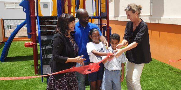 Asha Stevens Campus opens New Playground Areas with Foresee Foundation Irma Relief Project funding