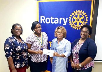 Rotary Sunset donates to Dance and Arts Dimension Academy