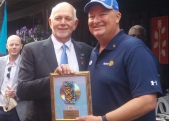 ROTARY CLUB OF SINT MAARTEN PRESENTED THE DISTRICT GOVERNOR’S PLATINUM AWARD