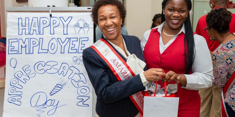 CIBC FIRSTCARIBBEAN TOASTS ITS STAFF ON EMPLOYEE APPRECIATION DAY