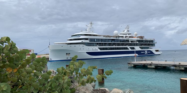 Celebrity Flora Expedition Vessel makes Fuel & Provision Stop on its way to the Galapagos Islands