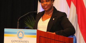 Prime Minister Romeo Marlin delivers address at Governor’s Symposiums   CUPECOY,  Shaping Sustainable Economic Recovery in the Caribbean- Challenges and Opportunities