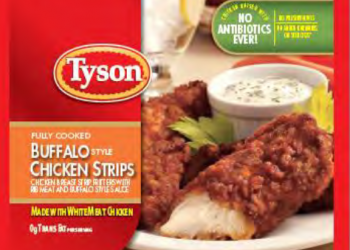 RECALL OF FROZEN, READY TO EAT TYSON CHICKEN STRIP PRODUCTS