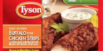 RECALL OF FROZEN, READY TO EAT TYSON CHICKEN STRIP PRODUCTS