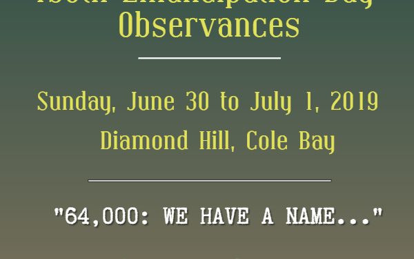 Department of Culture Hosts 156 th Emancipation Day Observances