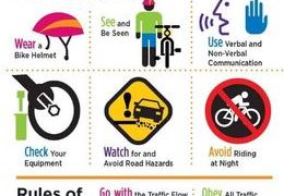 Bike riding safety tips.