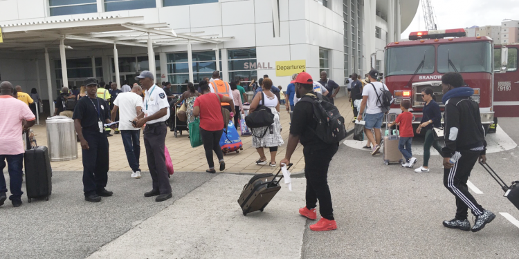 Operations resume to normal, following passenger evacuation due to smoke detection