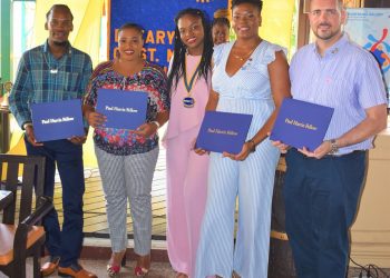 Four members pinned as Paul Harris Fellows