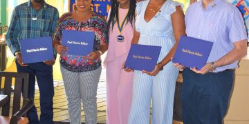 Four members pinned as Paul Harris Fellows