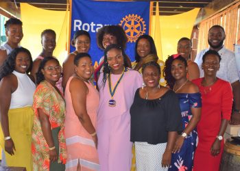 Rotary Sunset Installs New Board