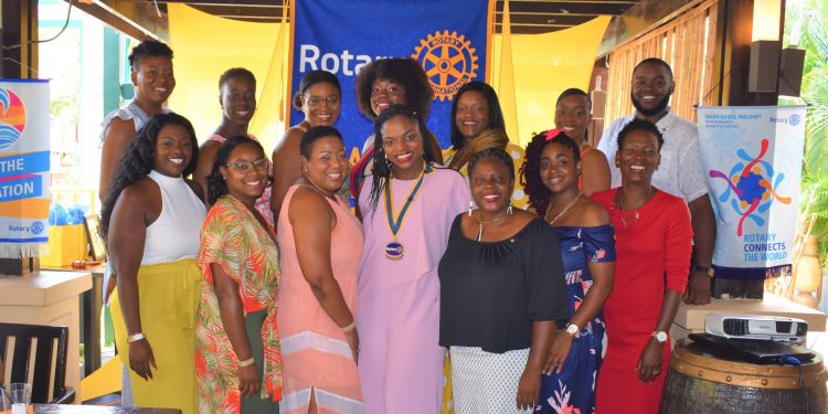 Rotary Sunset Installs New Board