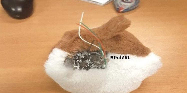 Stranger gives toddler a teddy bear with hidden camera, microphone