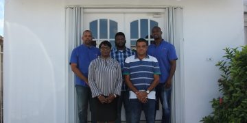 Sint Maarten Laboratory Services (SLS) extend courtesies to Acting Minister of Public Health Romeo Marlin