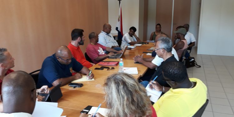 EOC Meets to Review National Preparations and Discuss Tropical Storm Dorian