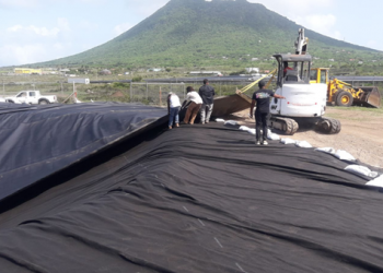 Statia completes first of two large retention infiltration ponds