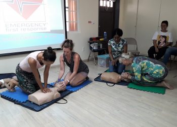 LU staff goes through refresher CPR training