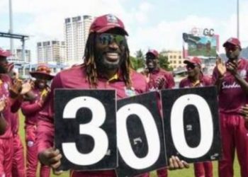 Gayle Passes Lara’s Windies Run Record