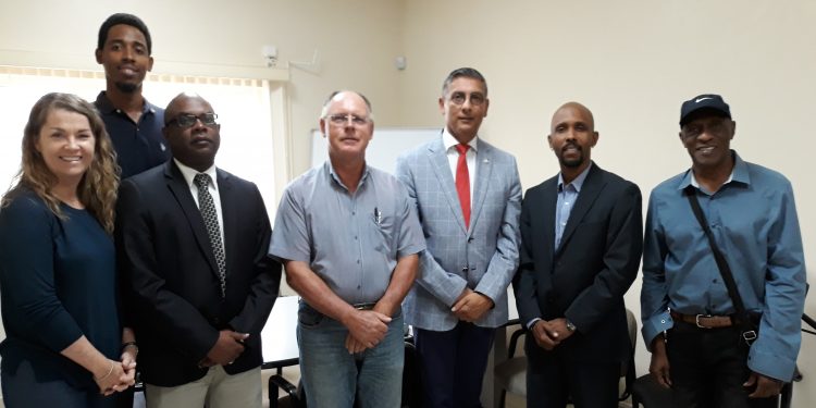 Minister Geerlings receives update from Cadastre