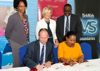 CIBC FIRSTCARIBBEAN PLEDGES ANOTHER USD$1 MILLION TO SICKKIDS-CARIBBEAN INITIATIVE FOR PHASE II OF THE REGIONAL PROGRAMME