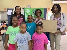 No Kidding with our Kids Foundation Receives Projector from CIBC FirstCaribbean.