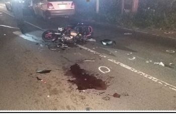 Accident with scooter