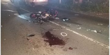 Accident with scooter