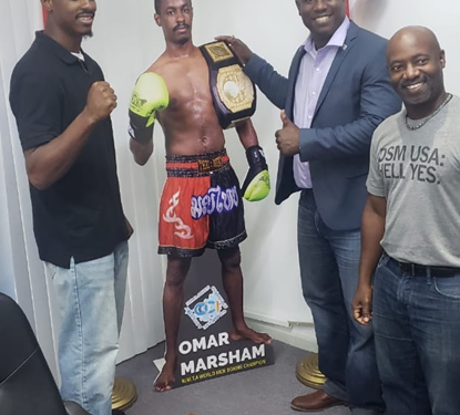 Ortega and Baker says Sports Tourism a niche for the country. Welcomes Kickboxing Pre-St. Maarten Day Event