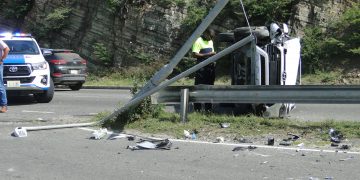 Accident on the Brouwers road