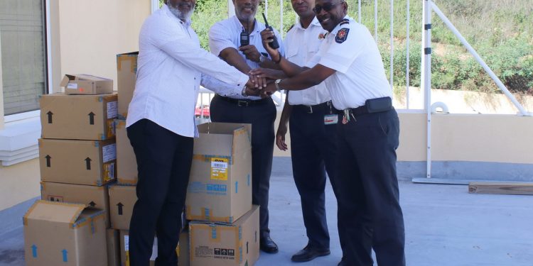 Fire Department receives communication equipment from Trust Fund