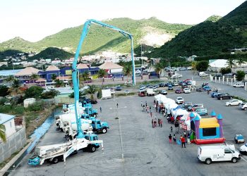 St. Maarten Concrete hosts first  amazing “Touch a Truck day” event