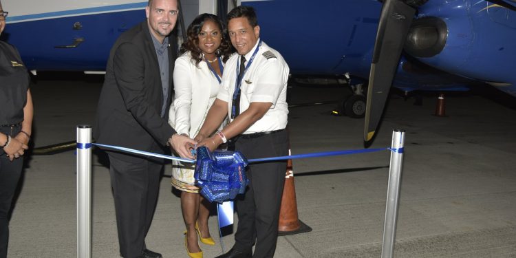 InterCaribbean Airways makes inaugural flight from the Dominican Republic to St. Maarten