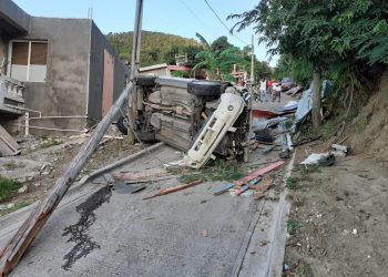 Accident on Marrigot hill road