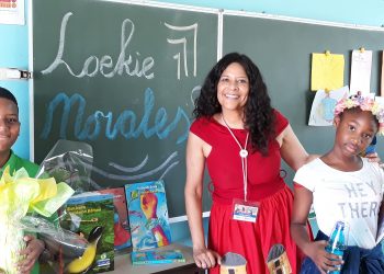 Loekie Morales a Dutch Caribbean author in BNK’s Children book week.