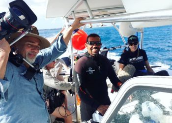 German Television Crew on Island to Film Nature Foundation Conservation Activities