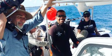 German Television Crew on Island to Film Nature Foundation Conservation Activities