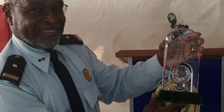 Retirement ceremony for Chief Inspector R.V Henson