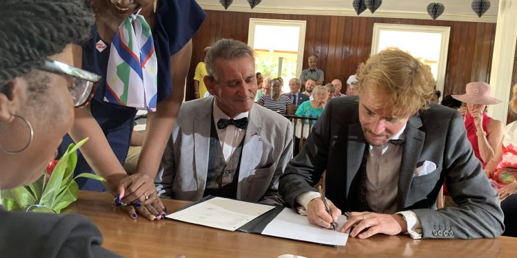 FIRST INCLUSIVE WEDDING ON ST. EUSTATIUS