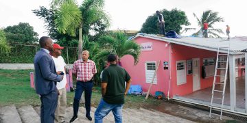 MINISTER IRION ENSURES HEAVY DUTY TARPAULIN IS REPLACED FOR DR. MARTIN LUTHER KING JR.