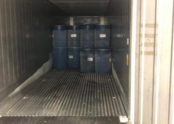 Cocaine found hidden in 40 barrels of fruit pulp at Rotterdam port