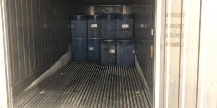 Cocaine found hidden in 40 barrels of fruit pulp at Rotterdam port