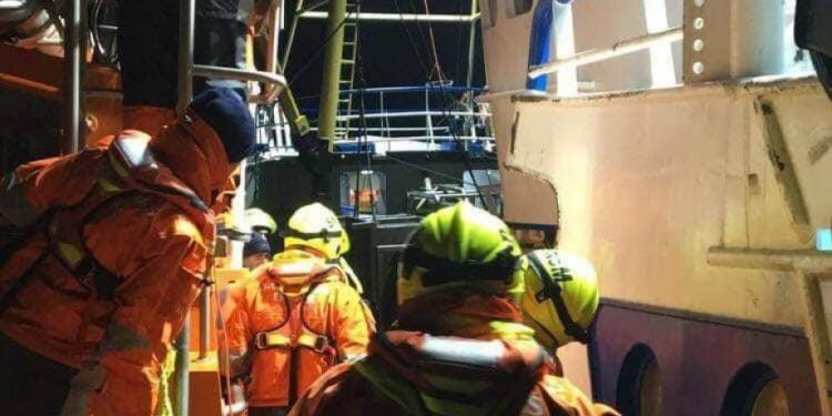 Baby among 21 people rescued from English Channel
