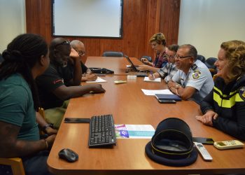 First meeting between Carnival Foundation ( S.C.D.F) and Sint Maarten  Police Force.