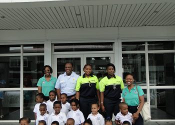 Sint Maarten Police Force (KPSM) welcomed the first school visit for  the year 2020