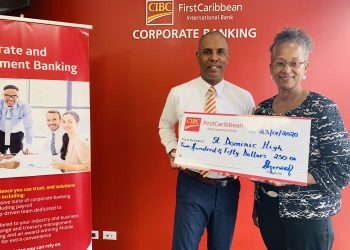 CIBC FIRSTCARIBBEAN PARTNERS IN COMMEMORATIVE INITIATIVES FOR ST. DOMINIC HIGH’S 25TH YEAR.
