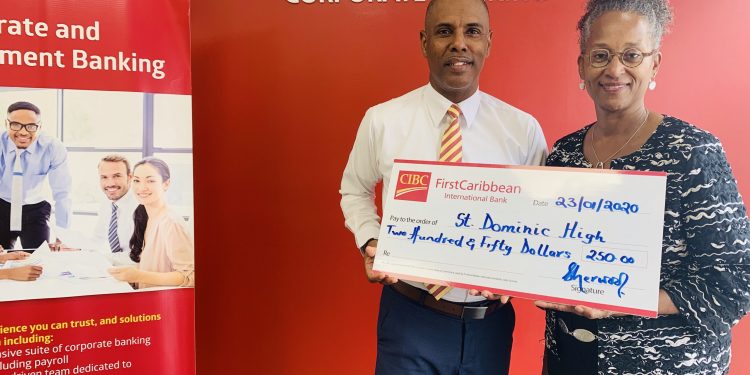 CIBC FIRSTCARIBBEAN PARTNERS IN COMMEMORATIVE INITIATIVES FOR ST. DOMINIC HIGH’S 25TH YEAR.