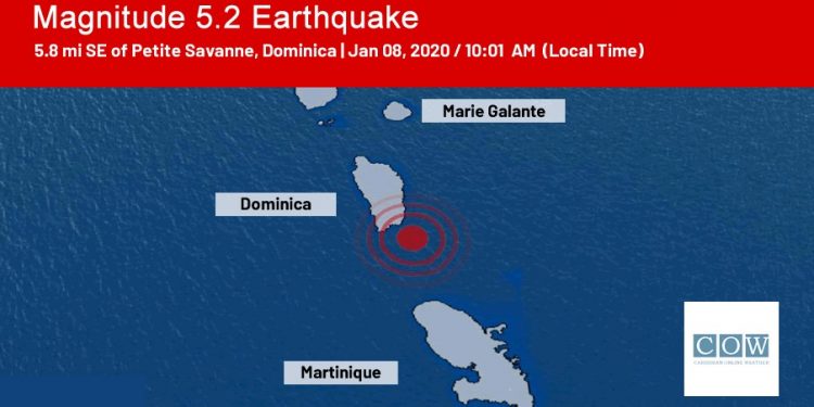 UWI-SRC denies tsunami warning issued after earthquake off Dominica