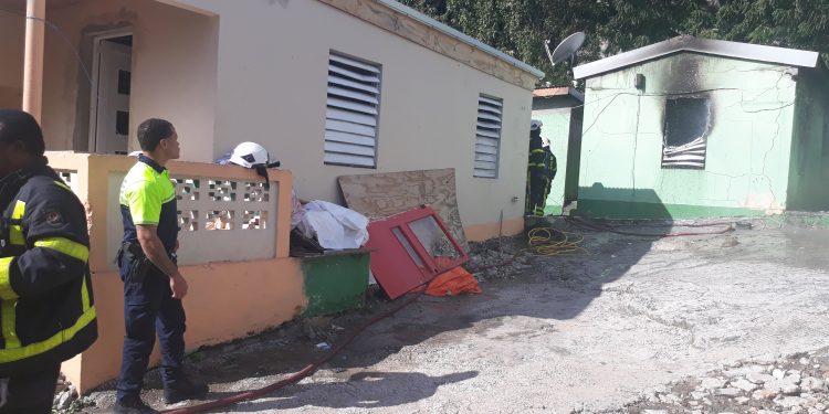 Apartment fire in Fort Willem