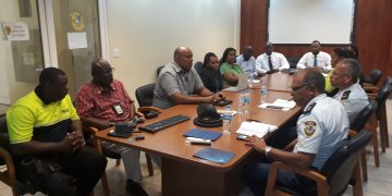 Police held meeting with stakeholders concerning the Police Mobile Command Center at the harbor